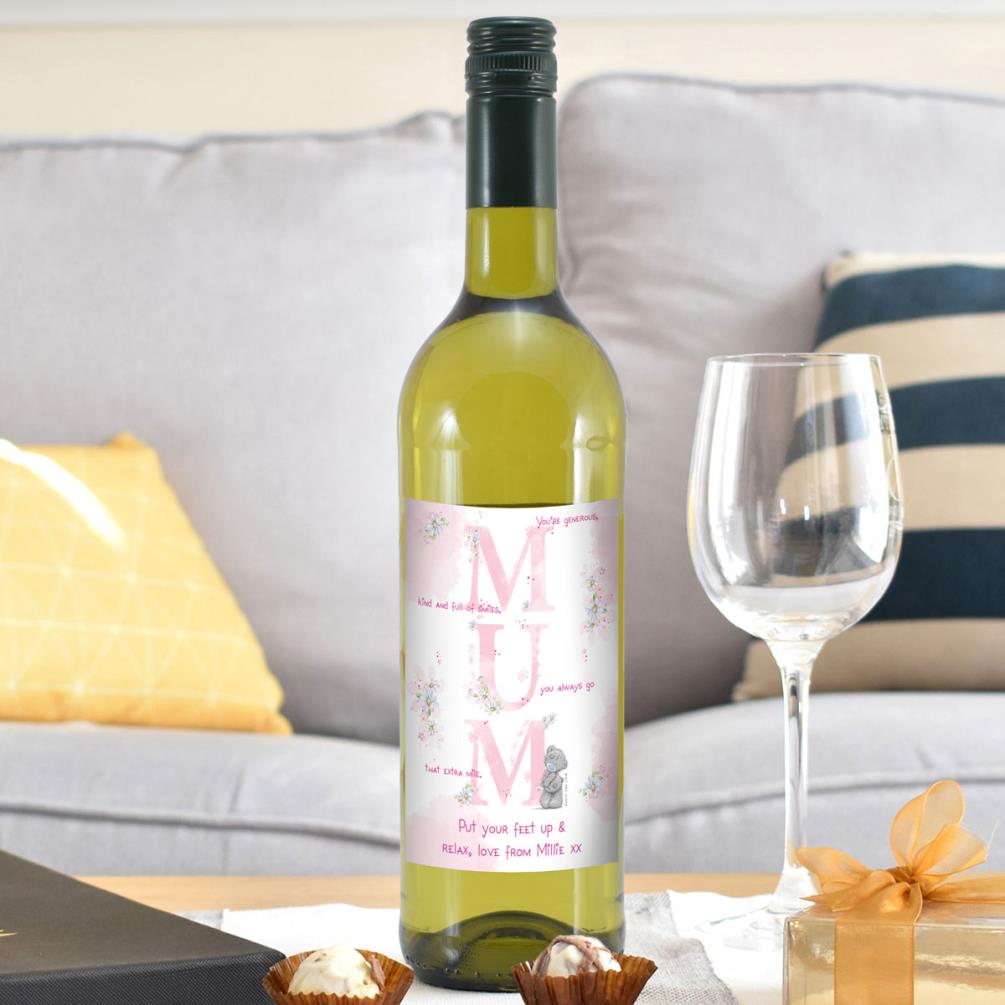Personalised Me to You MUM White Wine Extra Image 2